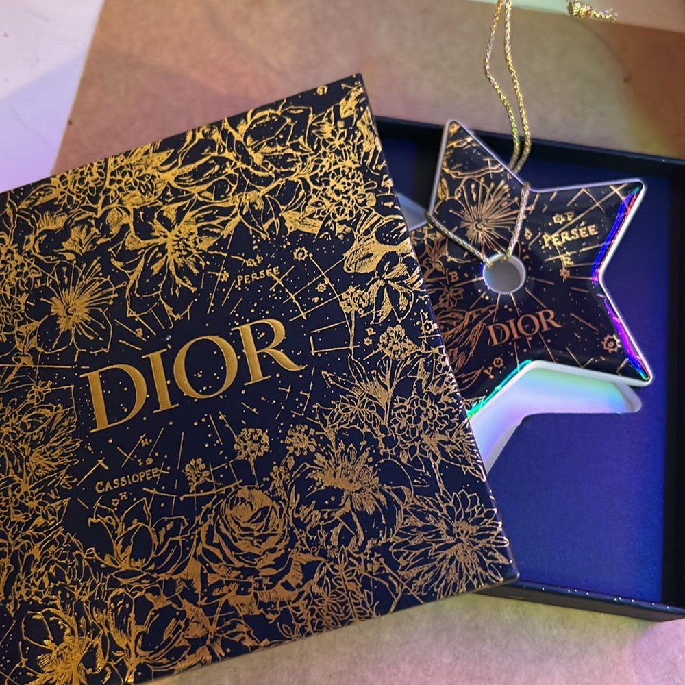 Vintage Dior Christmas ornament